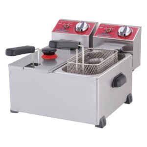 Silverinox Fritöz Set Üstü Elektrikli 3+3 L 37,5x56 Cm