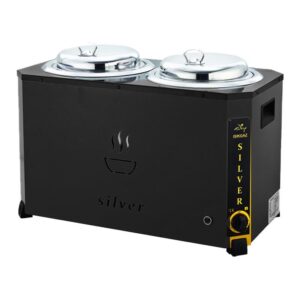 Silverinox Jumbo Çorba Kazanı Siyah 9+9 L