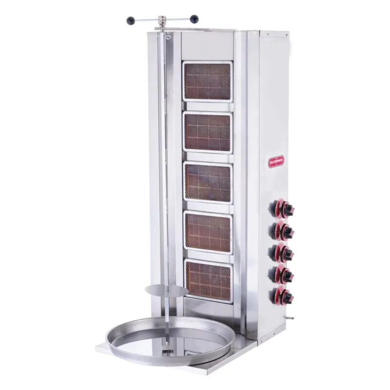 Silverinox LPG'li CE Döner Ocağı 5 Radyanlı