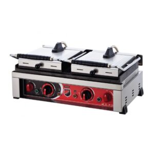 Silverinox Style Tost Makinesi Çift Kapaklı 20 Dilim Elektrikli