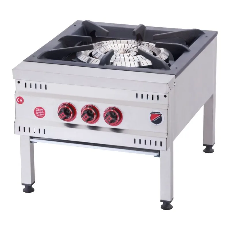 Silverinox Yer Ocağı 3 Yanış LPG-NG