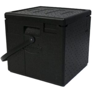 Tribeca EPP-3535H Pizza Kutusu 33x33 Cm 8 Pizzalık 43 L Siyah