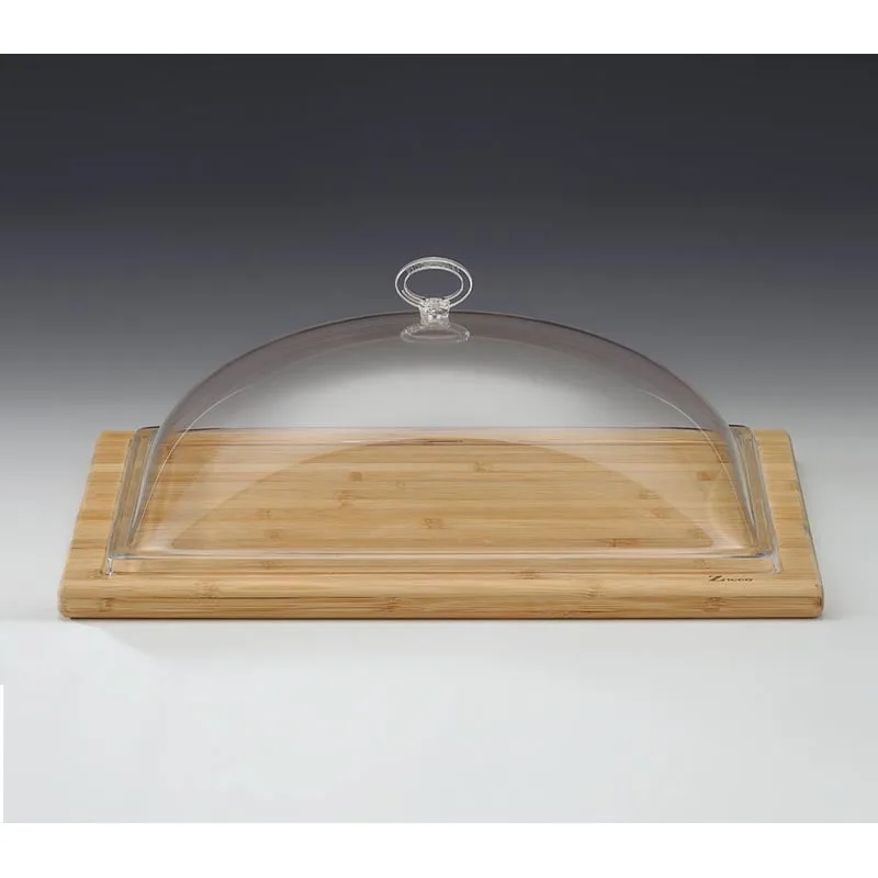 Zicco ZCP-689 Akrilik Kapaklı Ahşap Altlı Fanus 30x40x12 cm