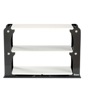 Zicco ZCP-743 3 Katlı Melamin Tepsili Teşhir Standı 20x57 cm