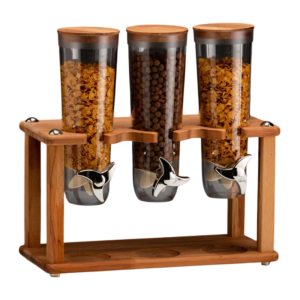 Zicco ZCP-783 Ahşap Standlı Cornflakes Aleti 3'lü 20x40x43 cm