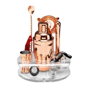 Zicco ZCP-795 Akrilik Standlı Bakır Bar Seti