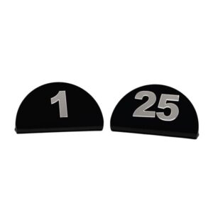 Zicco ZCP-809 Akrilik Masa Numarası 1-25 Arası 10x5 cm