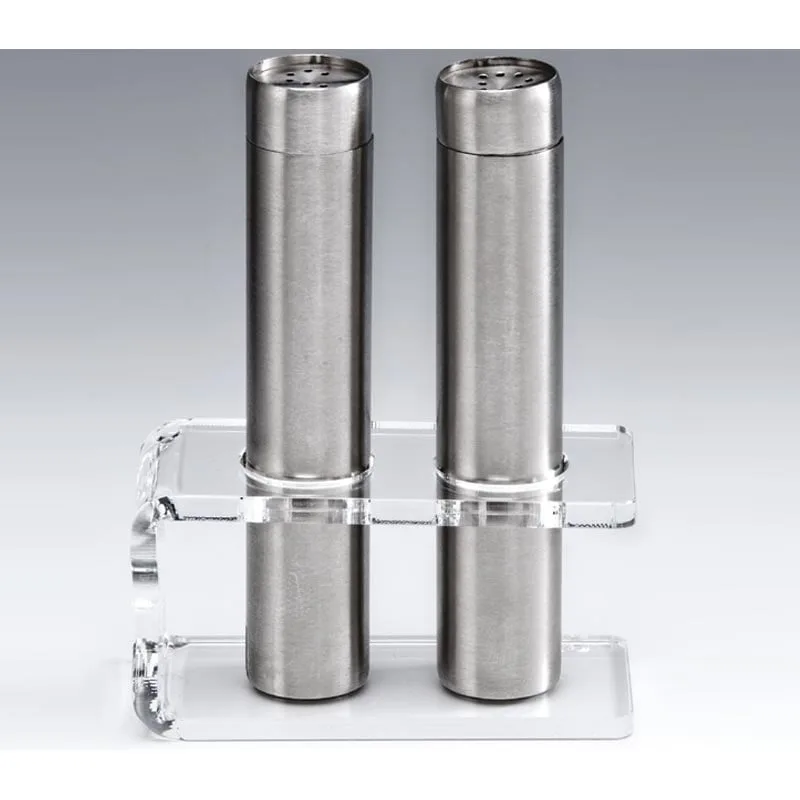 Zicco ZKC 2700/T Akrilik Standlı Tuzluk Biberlik Takımı 12 cm