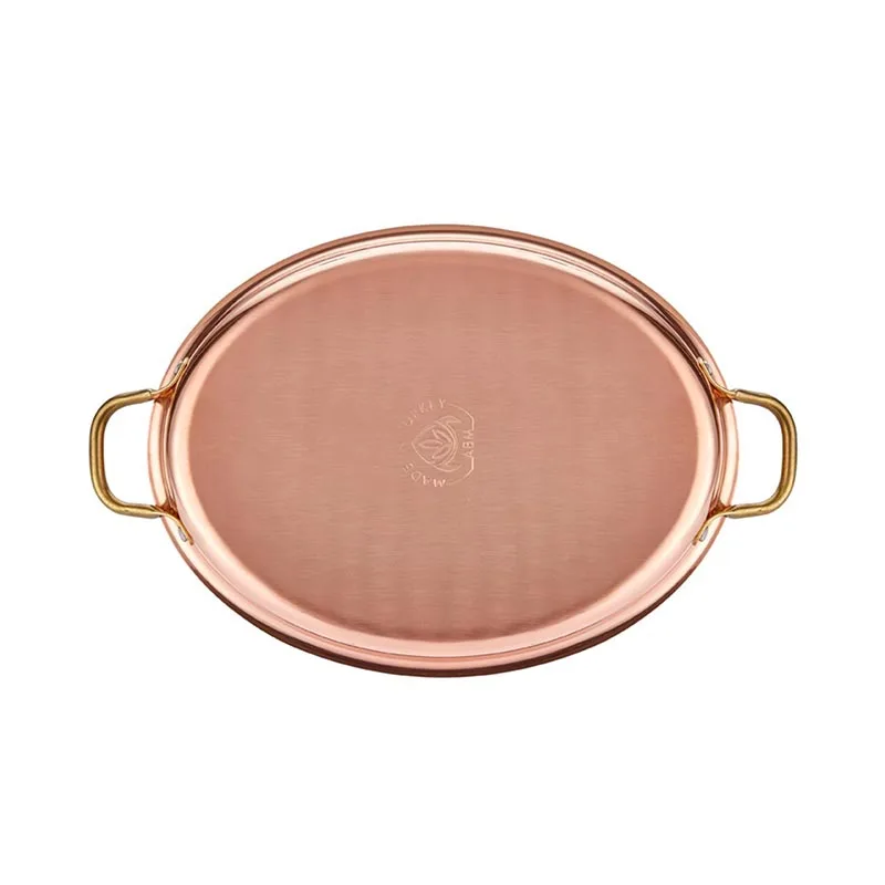 Altınbaşak A 101OS 25 Multi Metal Bakır Oval Sığ Omlet Tavası 25x17 cm