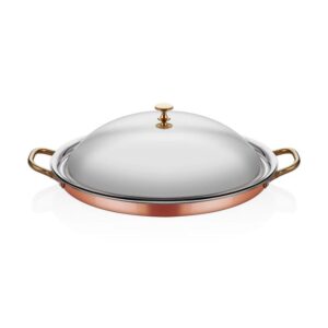 Altınbaşak A 101OS 25K Kapaklı Oval Sığ Sahan 25x17x3 cm