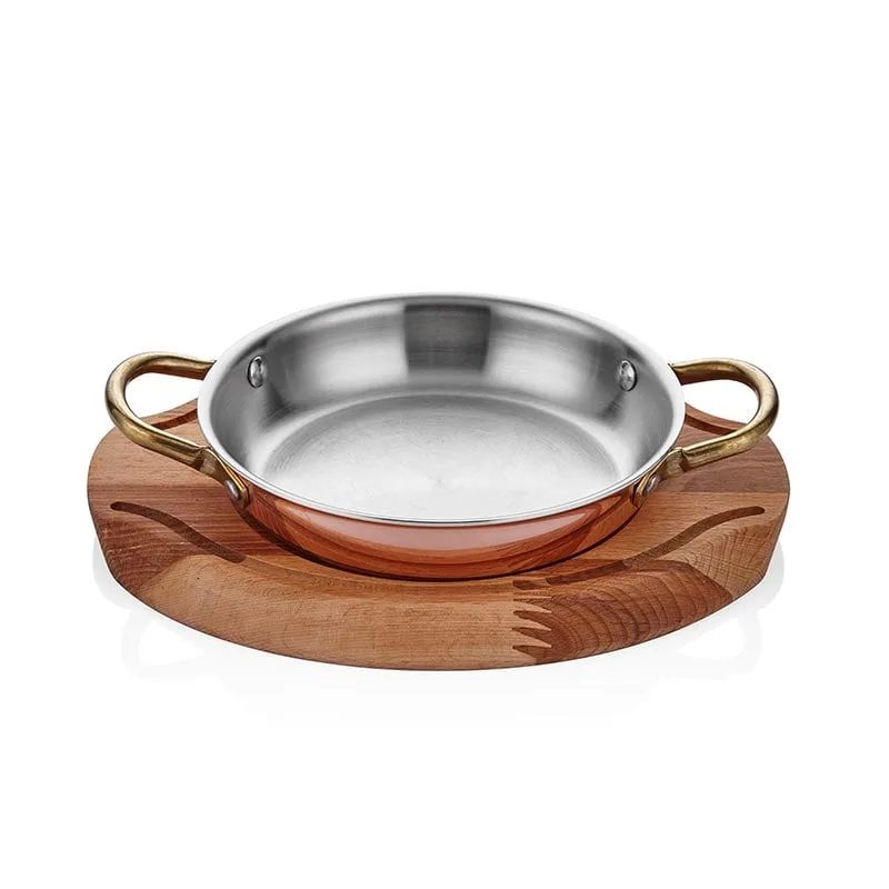 Altınbaşak A 101YS 18A Multi Metal Yumurta Sahanı+Nihale 18 cm Bakır