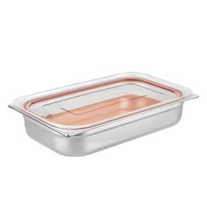 GastroPlast GN 1/1 Sızdırmaz Polikarbon Gastronorm Kapağı Kırmızı