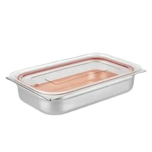 GastroPlast GN 1/1 Sızdırmaz Polikarbon Gastronorm Kapağı Kırmızı