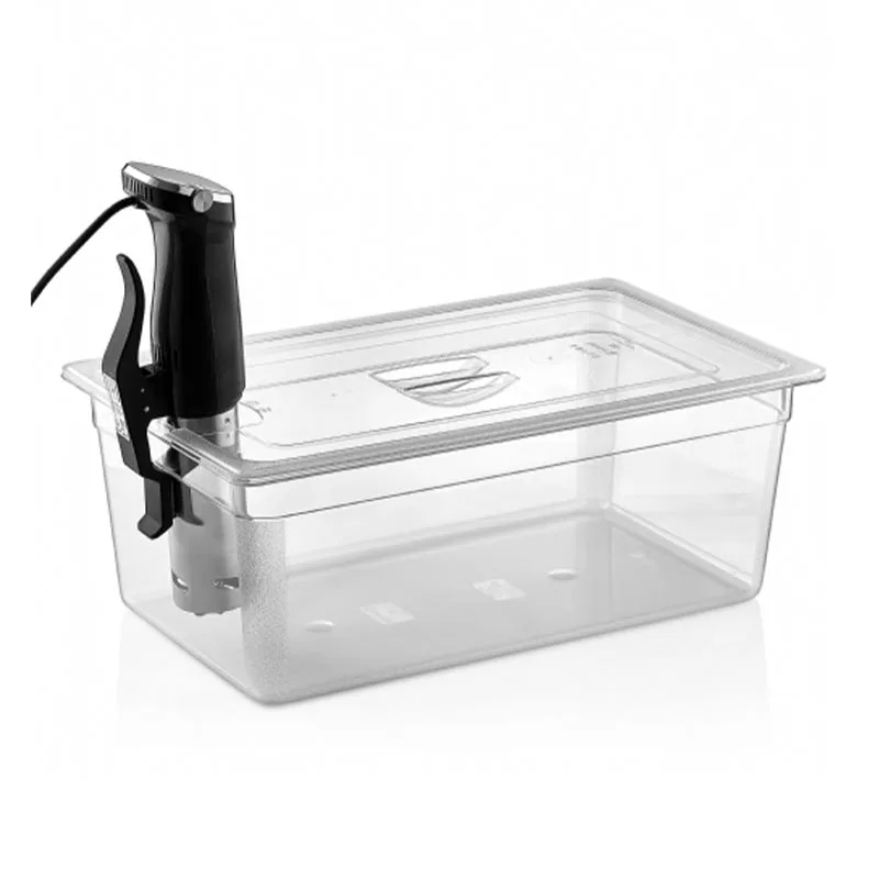 GastroPlast GN 1/1 Sous Vide Uyumlu Gastronom Küvet Kapağı Şeffaf