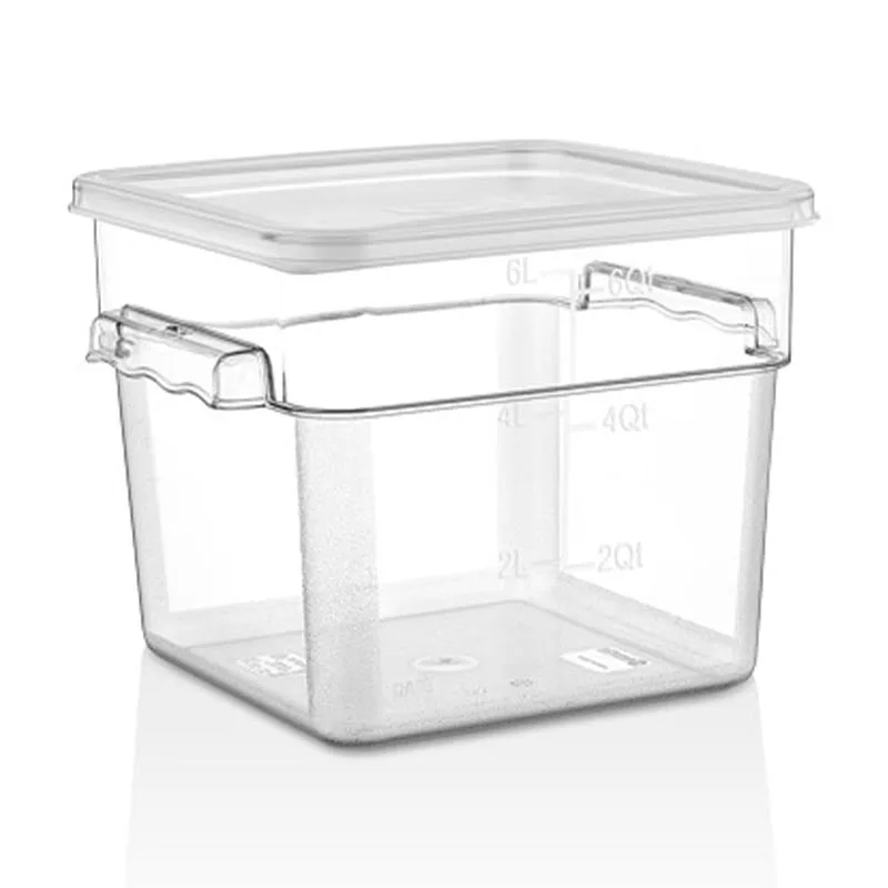 GastroPlast GSP-6 Polikarbon Kare Saklama Kabı 5.7 L