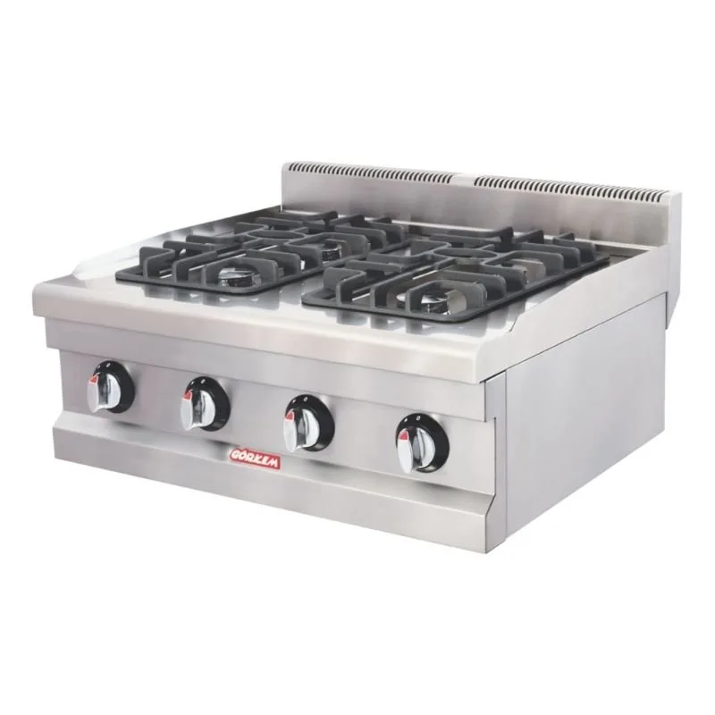 Görkem 600 Seri 4 Gözlü Ocak Set Üstü Gazlı 60x61 Cm