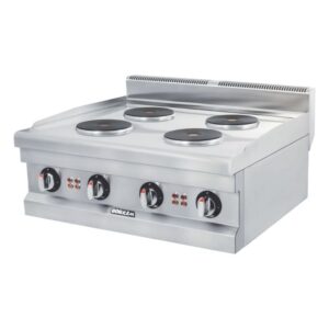 Görkem 600 Seri 4 Yuvarlak Pleytli Ocak Set Üstü Elektrikli 60x61 Cm