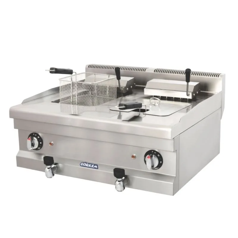 Görkem 700 Seri Fritöz Set Üstü Elektrikli 12+12 Lt 80x71 Cm