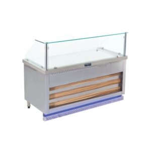 Görkem Böreklik Tezgah Tip Camlı Elektrikli 180x70 Cm