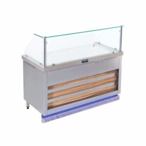 Görkem Böreklik Tezgah Tipi Camlı Gazlı 150x70 Cm