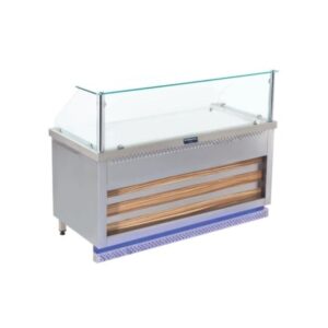 Görkem Böreklik Tezgah Tipi Camlı Elektrikli 150x70 Cm