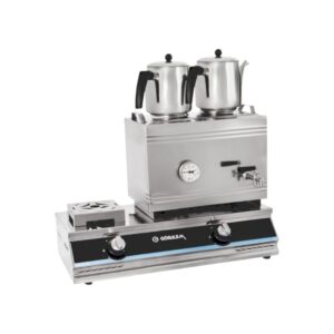 Görkem Çay Ocağı İki Demlikli Gazlı 25 L