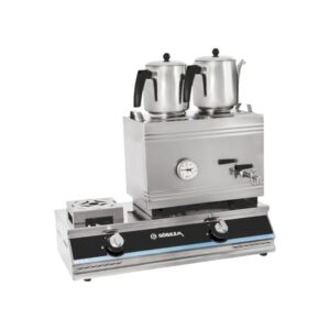 Görkem Çay Ocağı Üç Demlikli Gazlı 60 L