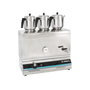 Görkem Çay Ocağı Üç Demlikli Elektrikli 60 L