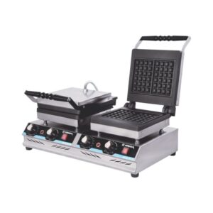 Görkem Kare Model Lüks Waffle Makinesi Çiftli Elektrikli