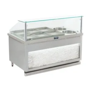 Görkem Sulu Yemek Tezgahı 4+2 Tepsili Elektrikli 115x85 Cm