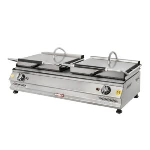 Görkem Tost Makinesi 20 Dilim Çift Kapaklı Elektrikli 105x41 Cm