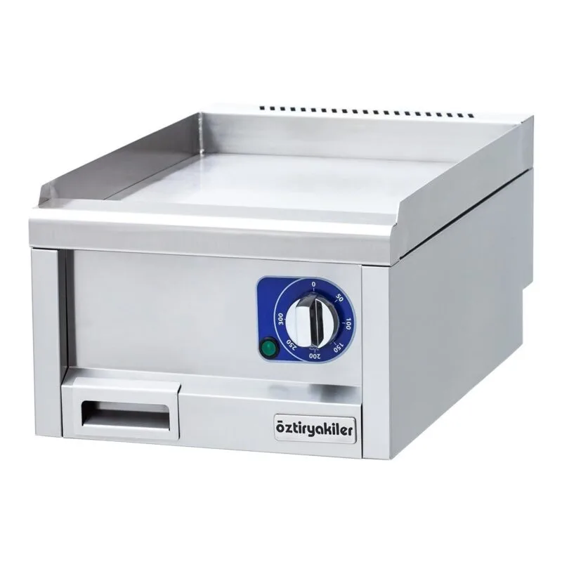 Öztiryakiler 600 Seri Set Üstü Düz Elektrikli Grill Plate Izgara,6644