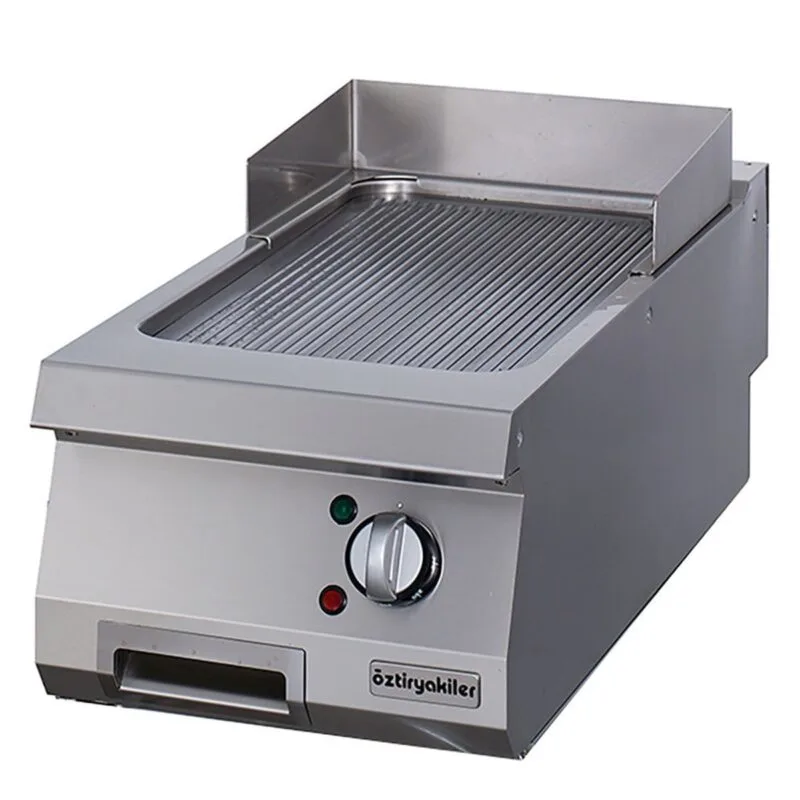 Öztiryakiler 700 Seri, OGE 4070 N Grill Plate,Set Üstü, Oluklu, Elektirikli, 40x70 cm, 6644