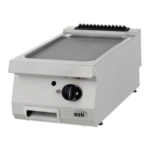 Öztiryakiler 700 Seri, OGG 4070 N Grill Plate, Oluklu, Gazlı, 40x70 cm, Sert Krom Kaplı, 6644