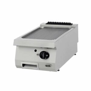 Öztiryakiler 900 Seri, Grill Plate, Set Üstü, Oluklu, Gazlı, Krom, 40x90 cm, 6644