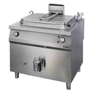 Öztiryakiler 900 Seri Kaynatma Tenceresi, İndirekt, Elektrikli, 250 L, 100x90x85, 6644