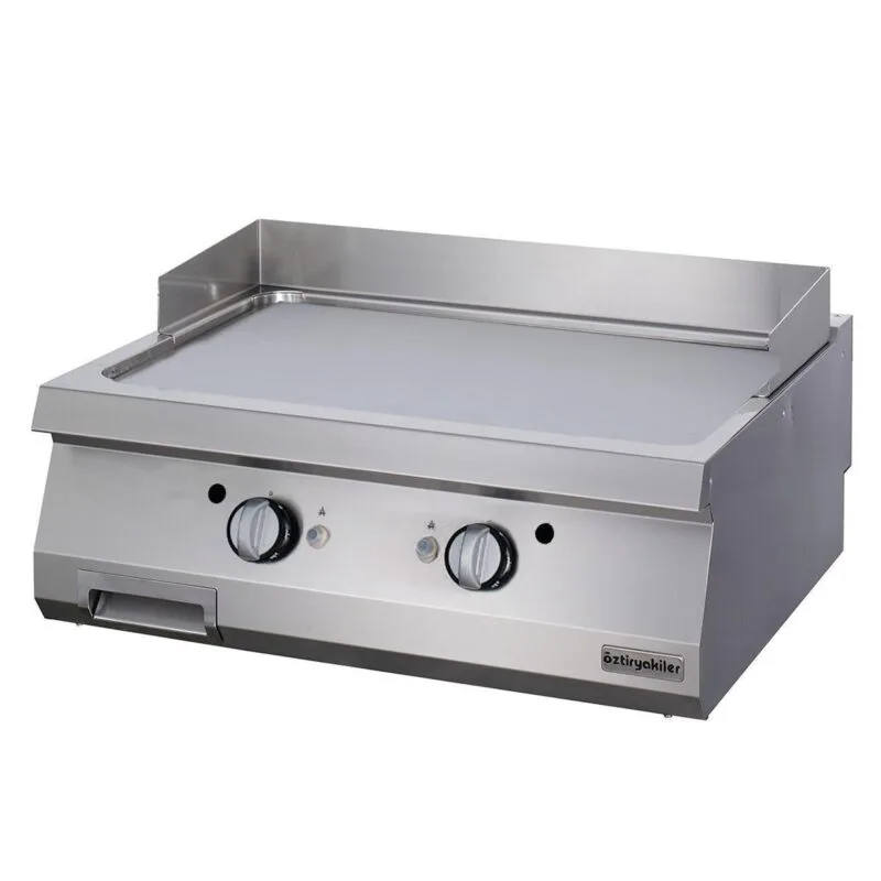 Öztiryakiler 900 Seri Set Üstü Grill Plate Düz, Gazlı, 80x90x30 cm, 6644