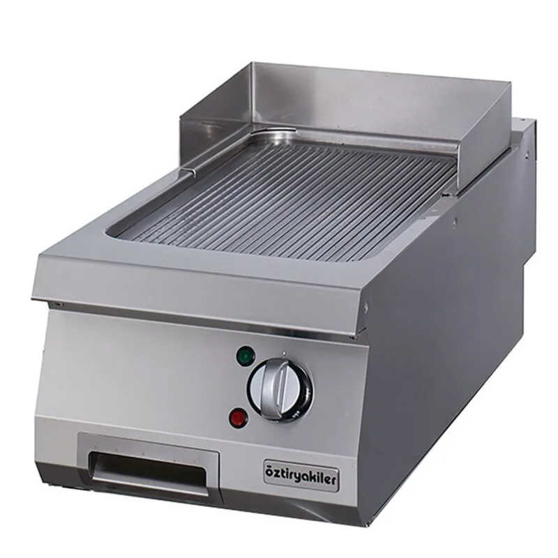 Öztiryakiler 900 Seri Set Üstü Grill Plate, Oluklu, Elektirikli, 40x90 cm, 6644