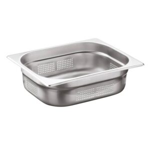 Öztiryakiler Gastronorm Küvet, Delikli, GNP 1/2-65, 26,5x32,5x6,5 cm