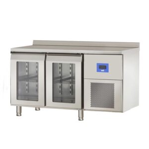 Öztiryakiler TA 260 NMV Buzdolabı Çift Cam Kapılı Yatay Tezgah Tip 6644