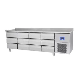 Öztiryakiler TA 460 LMV Derin Dondurucu 12 Çekmeceli Yatay Tezgah Tip 6644