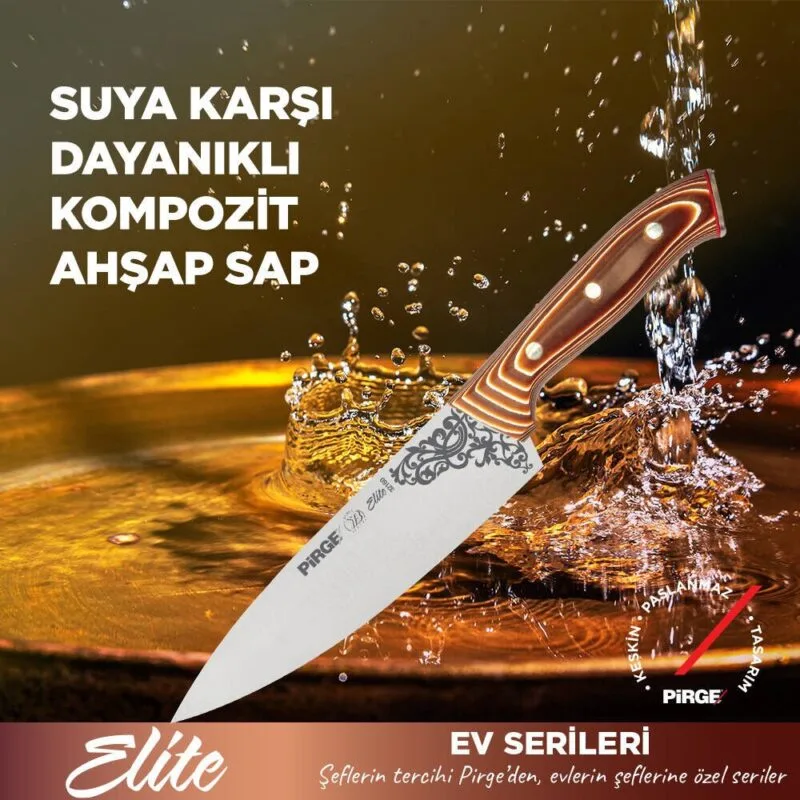 Pirge Elite Şef Çiftler Bıçak Seti - 35126