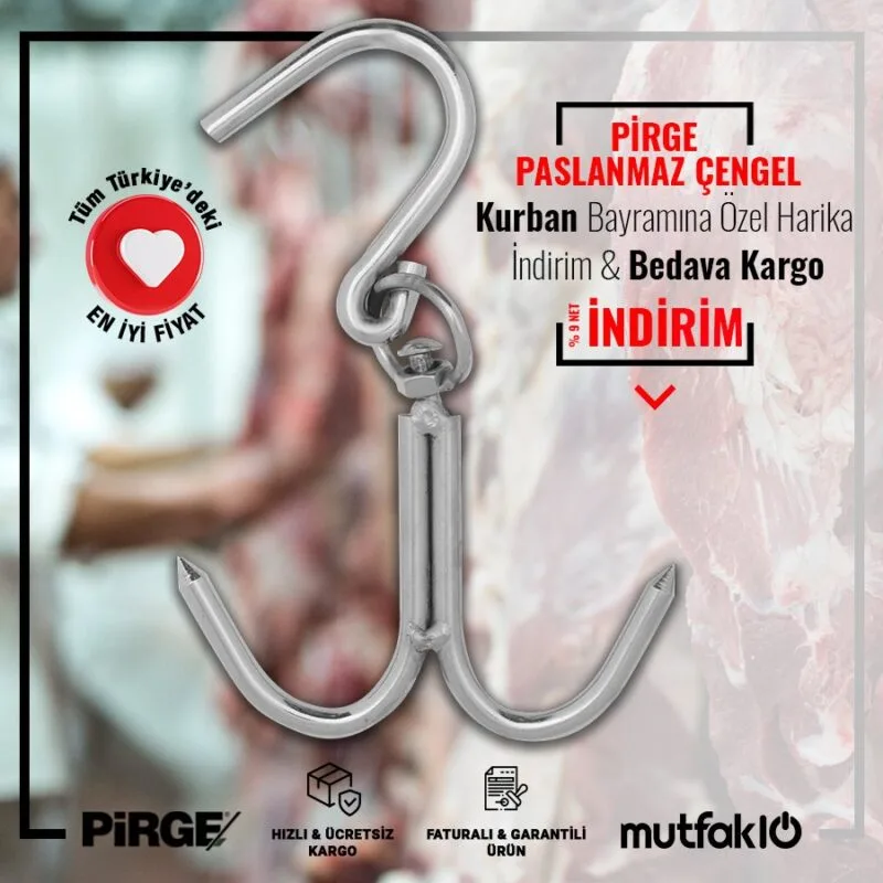 Pirge Paslanmaz Çengel 81055