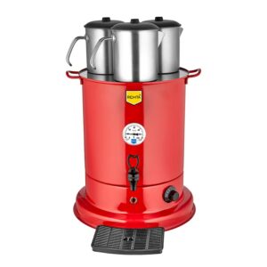 Remta EL10 Elite Çay Makinesi 3 Demlikli 28 L Elektrikli Kırmızı