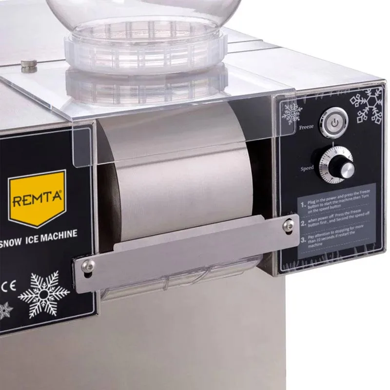 Remta SY-XBJ120F Kar Buz Traş Dondurma Snow Flake Makinesi 5 Kg/Saat