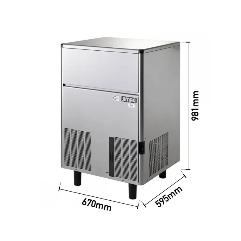Simag SDE84 Küp Buz Makinesi 82kg/Gün