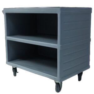 Tribeca SAK-95 Servis Arabası 3 Katlı 3 Tarafı Kapalı 96x57x88 Cm Gri