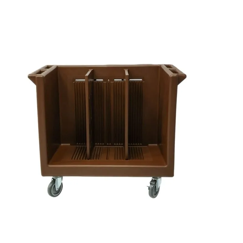 Tribeca TTA-3 Tepsi ve Tabak Taşıma Arabası 98x58x88 Cm Kahve