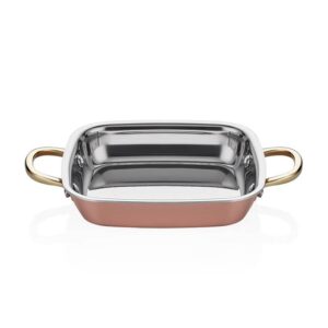 Altınbaşak A 101KS 16 Multi Metal Kare Sahan 14x16 cm Bakır
