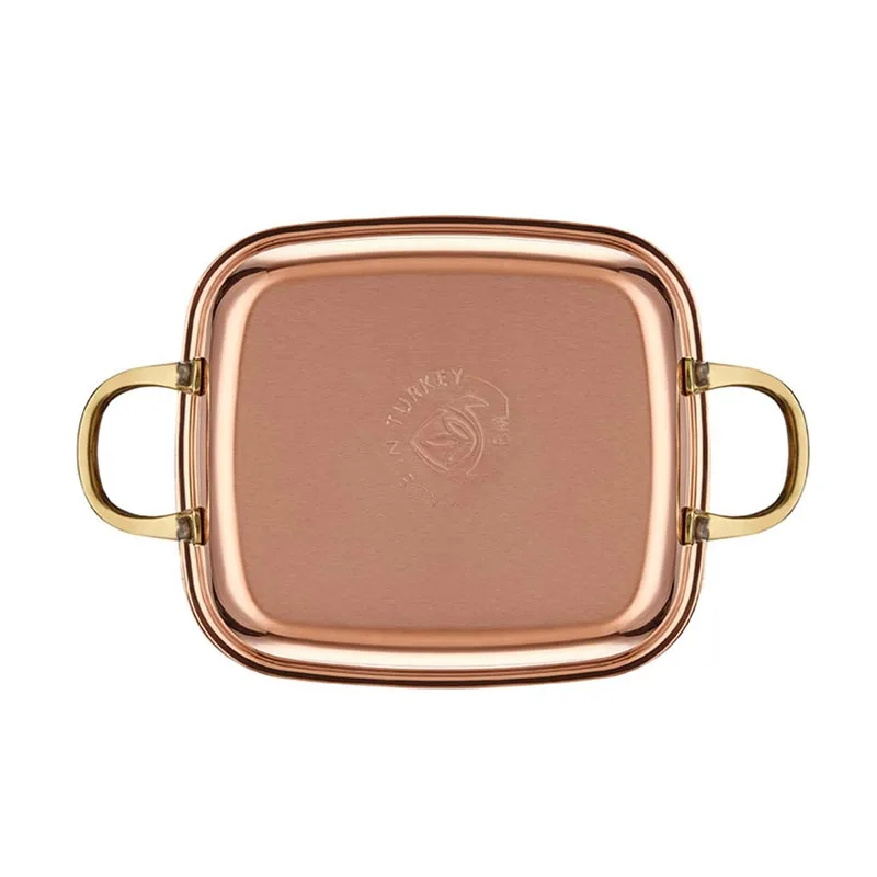 Altınbaşak A 101KS 16 Multi Metal Kare Sahan 14x16 cm Bakır